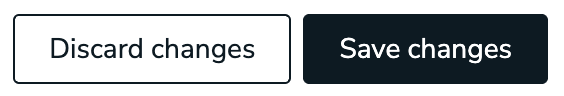 Use the Discard Changes and the Save Changes buttons to manage changes to account settings.