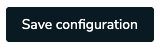 Select the Save configuration button to define your new database.