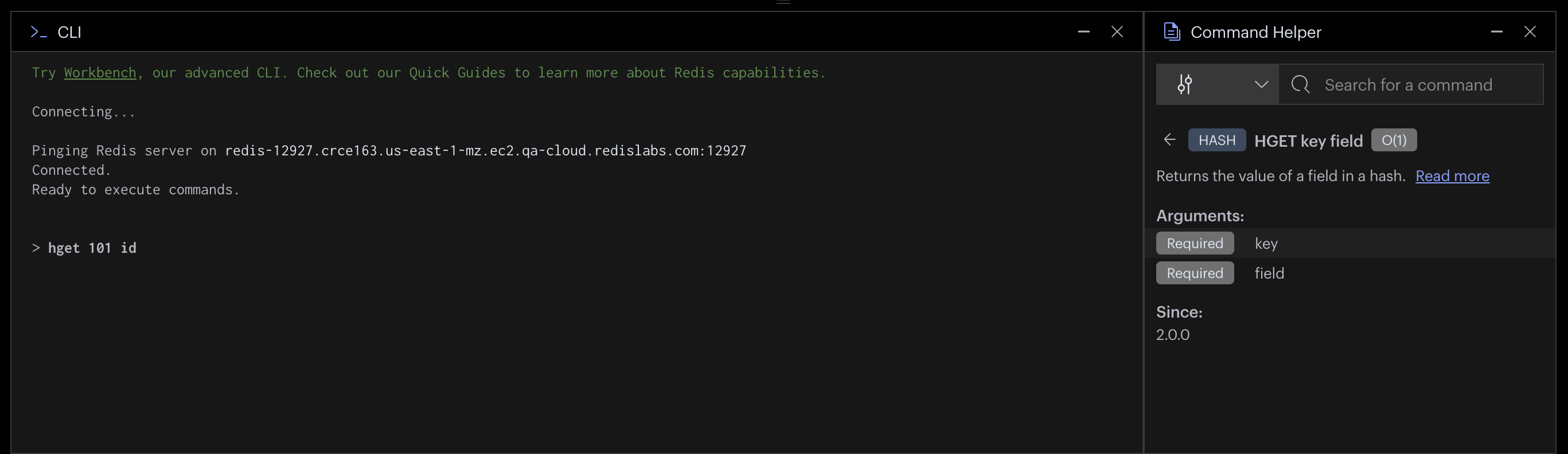 The CLI and command helper