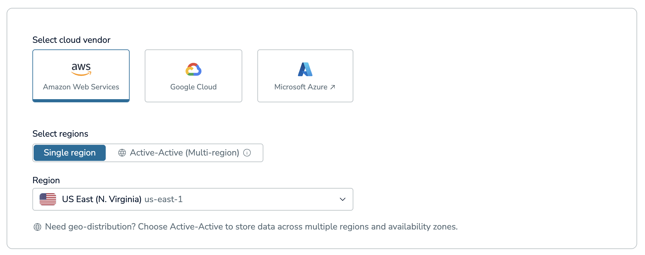 The General settings of the Setup tab.