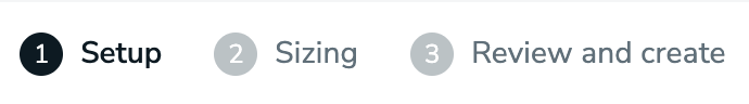 The Setup tab of the new Pro Database process.